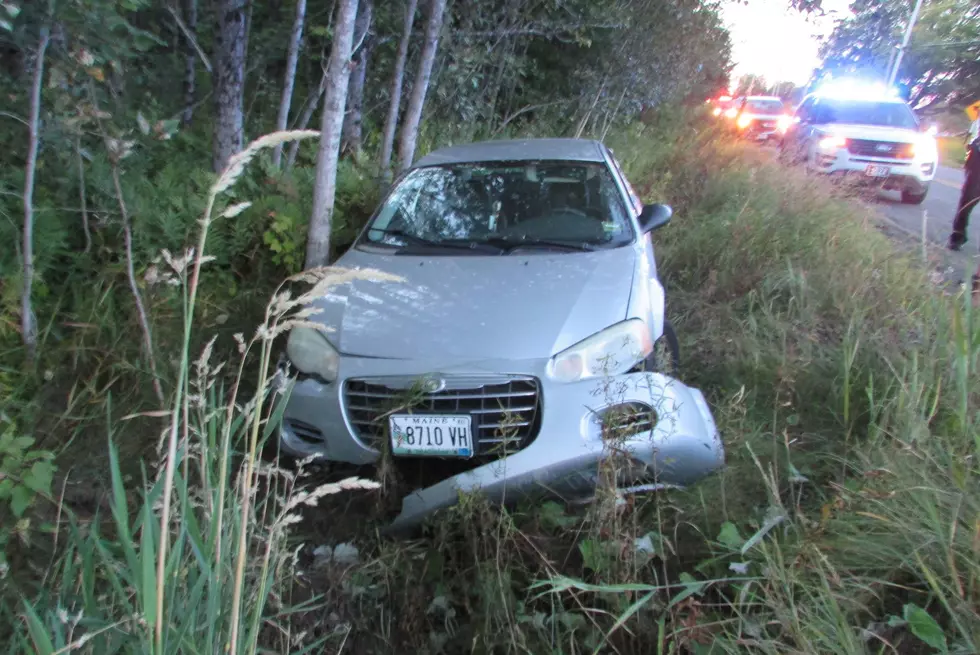 Car Crashes in Island Falls After High-Speed Chase
