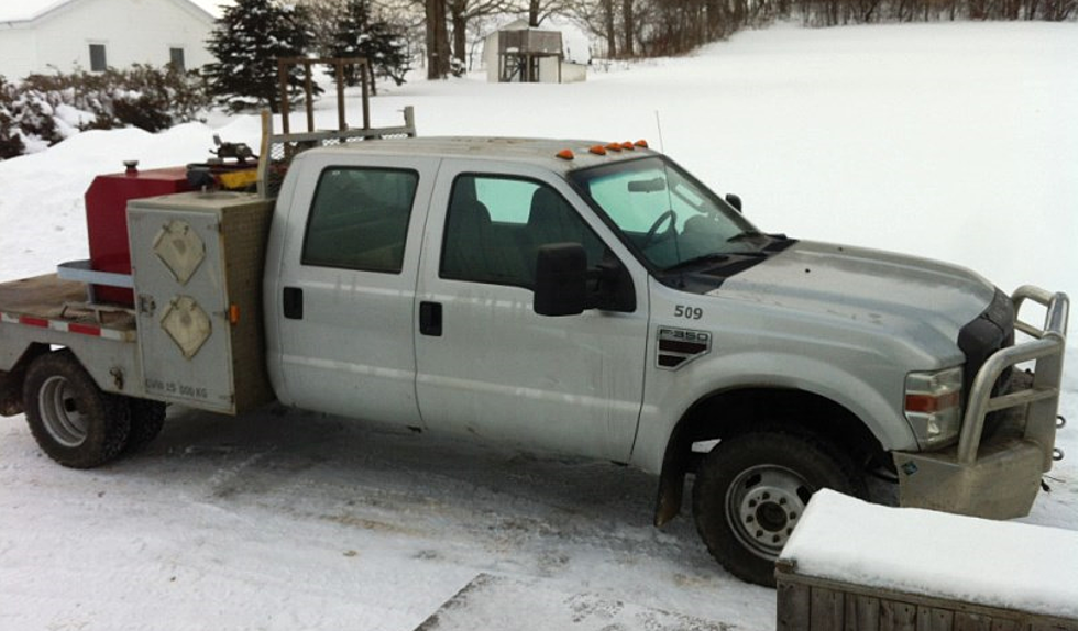 RCMP Asking For Help Locating Stolen Service Truck in Florenceville-Bristol [PHOTO]