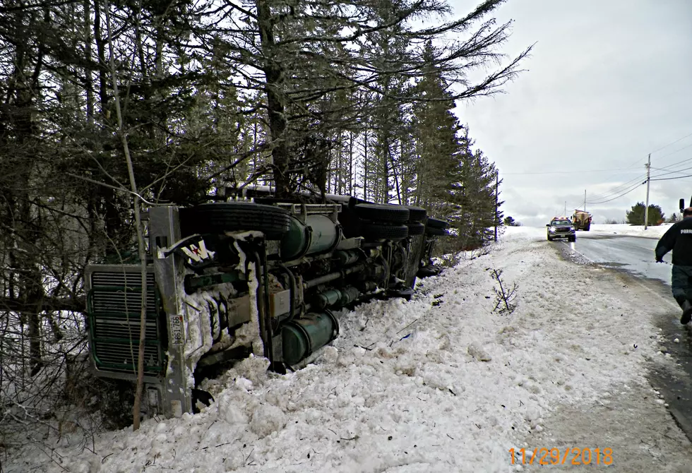 Plow Truck and Tractor Trailer Collide on Route 1 in Amity