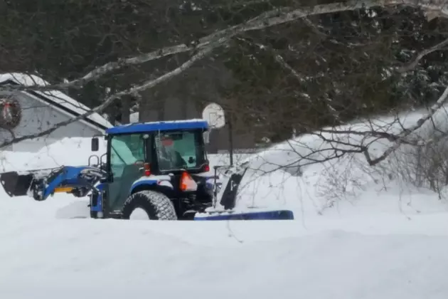 Snow Removal Begins After The Big Storm In Northern Maine