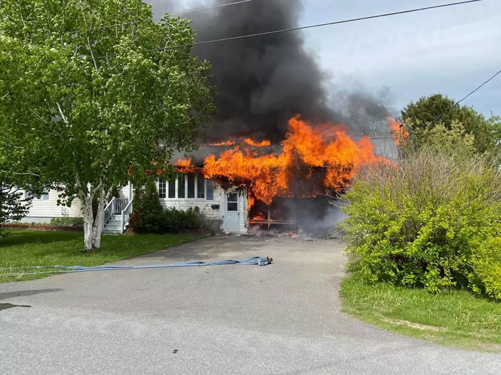 Fire Destroys Home in Downtown Fort Fairfield