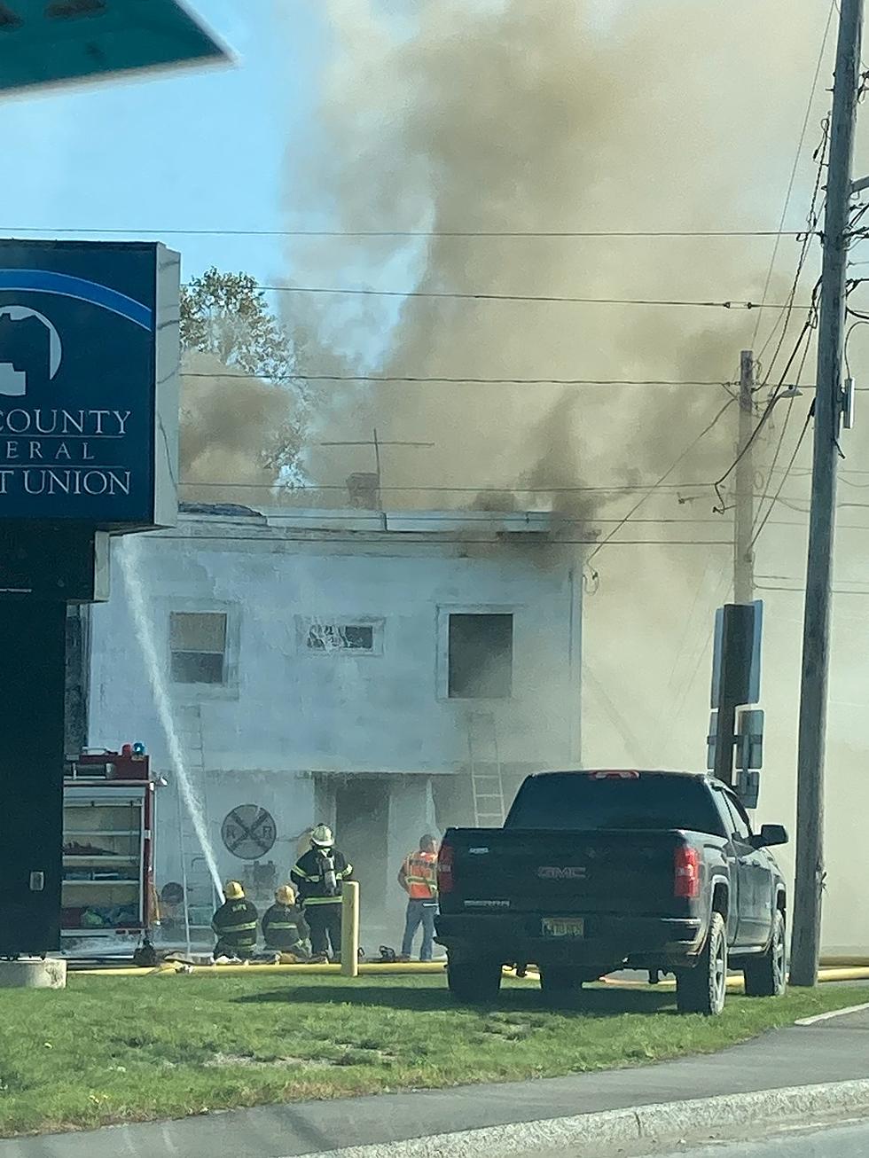 Fire on Main Street in Mars Hill Leaves Building a Total Loss