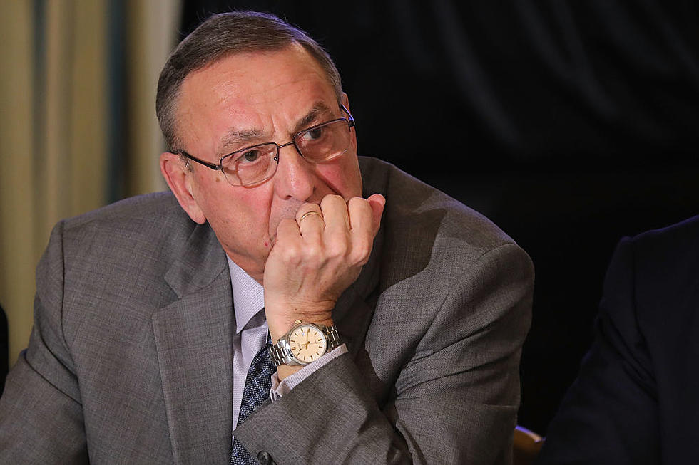 Governor LePage Visits With McCrum In Washburn & County Leaders