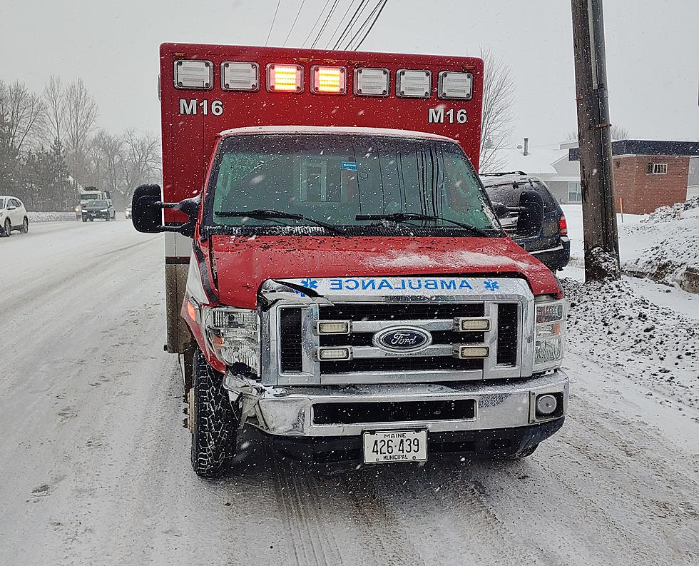 Ambulance Collides with SUV on Main Street in Presque Isle