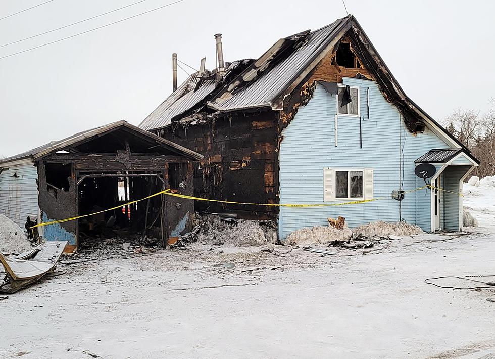 Fire Destroys Home, Garage on Chapman Road in Presque Isle