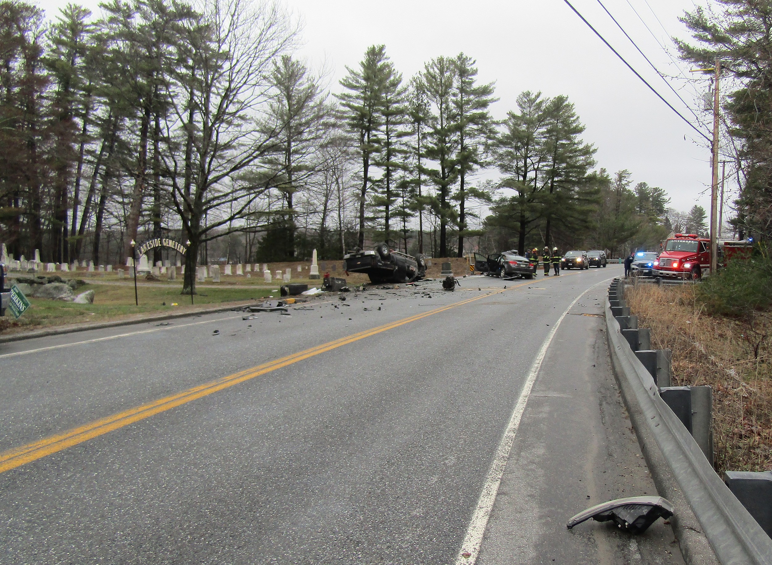 One Woman is Dead after TwoVehicle Crash in Maine