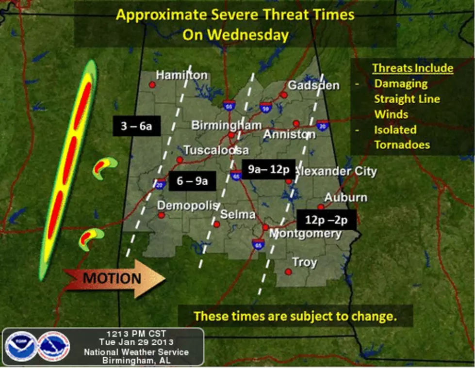 Wednesday’s Severe Weather Threat: The Latest Information