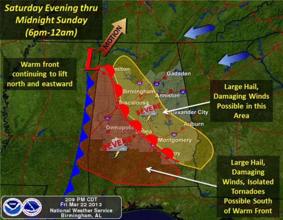Severe Thunderstorms Likely This Weekend