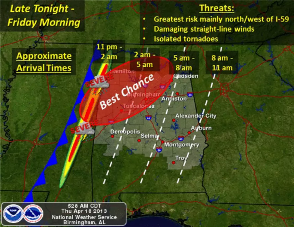 Severe Storms Likely Tonight