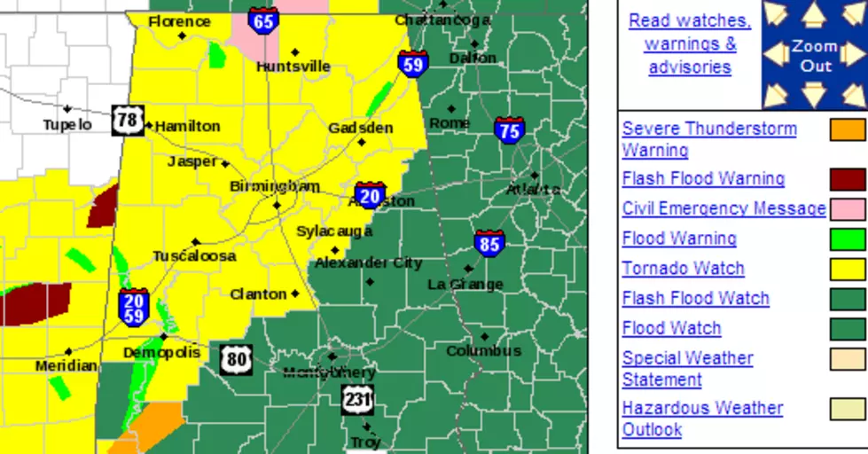 Tornado and Flood Watches