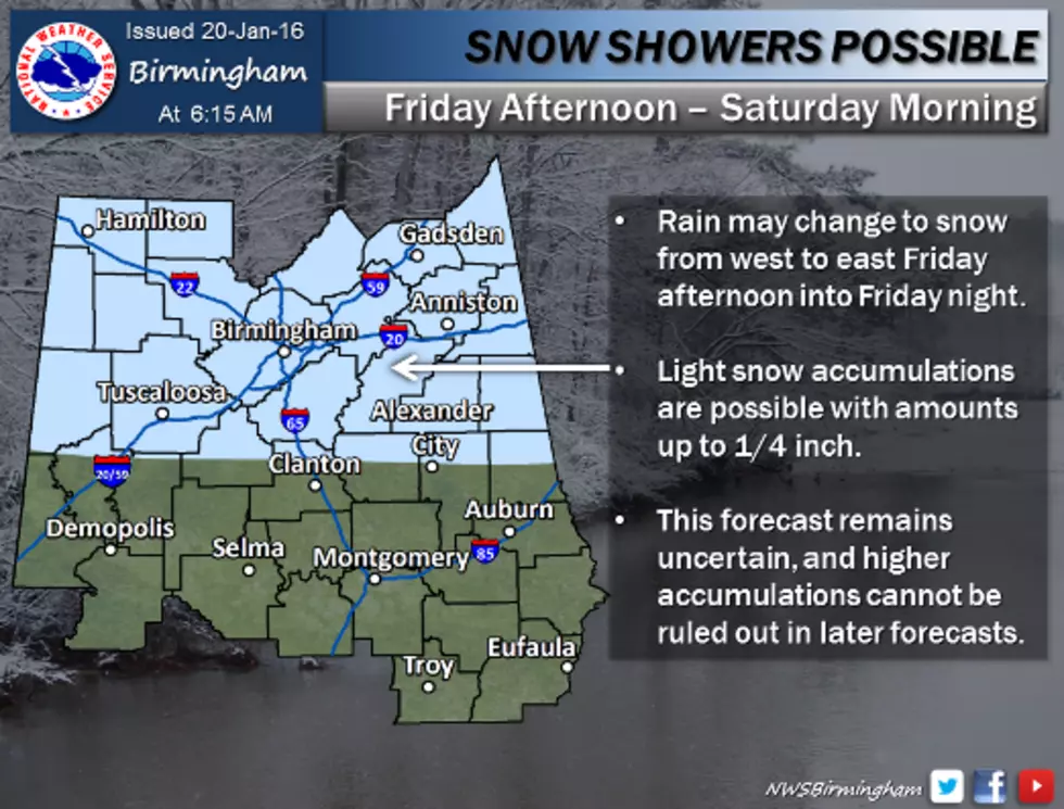 We Could See Snow in West Alabama This Weekend [VIDEO]