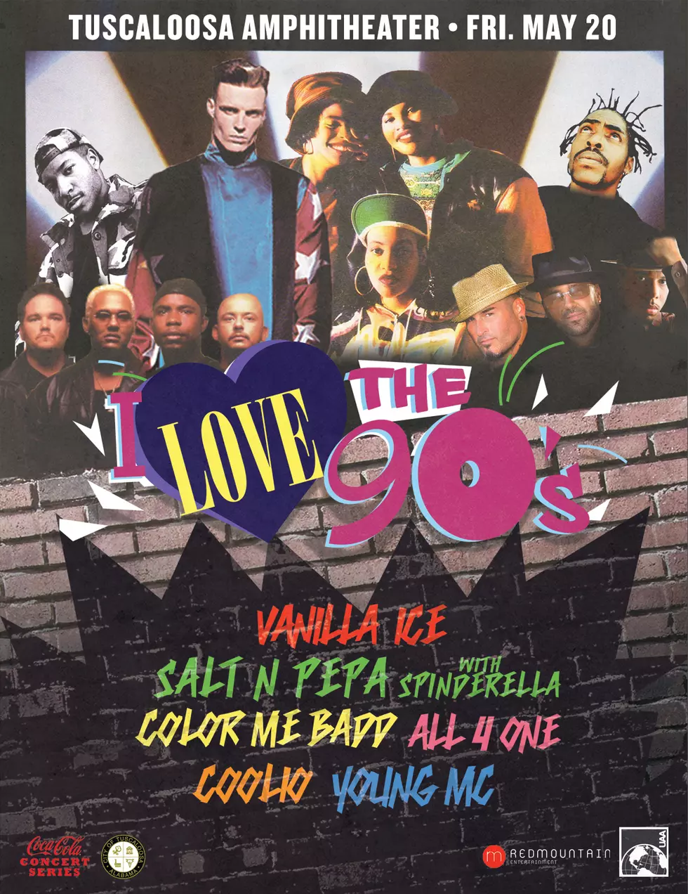 Get $20 Tickets on Friday for the I Love the 90s, Train and Other Tuscaloosa Amphitheater Concerts