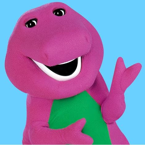 barney costume head barney costume head