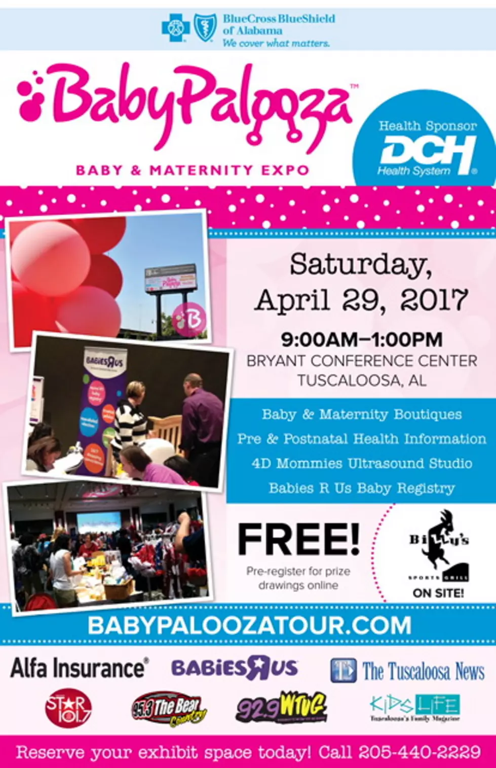 Babypalooza Baby and Maternity Expo Coming to Bryant Conference Center Saturday, April 29, 2017