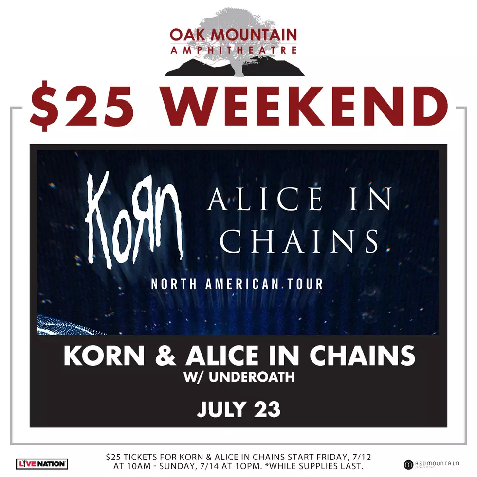 KORN and Alice in Chains live at Oak Mountain Amphitheater