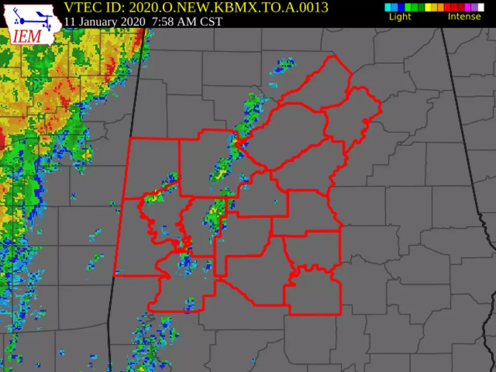 Tornado Watch in Effect for Tuscaloosa County Until 4 PM