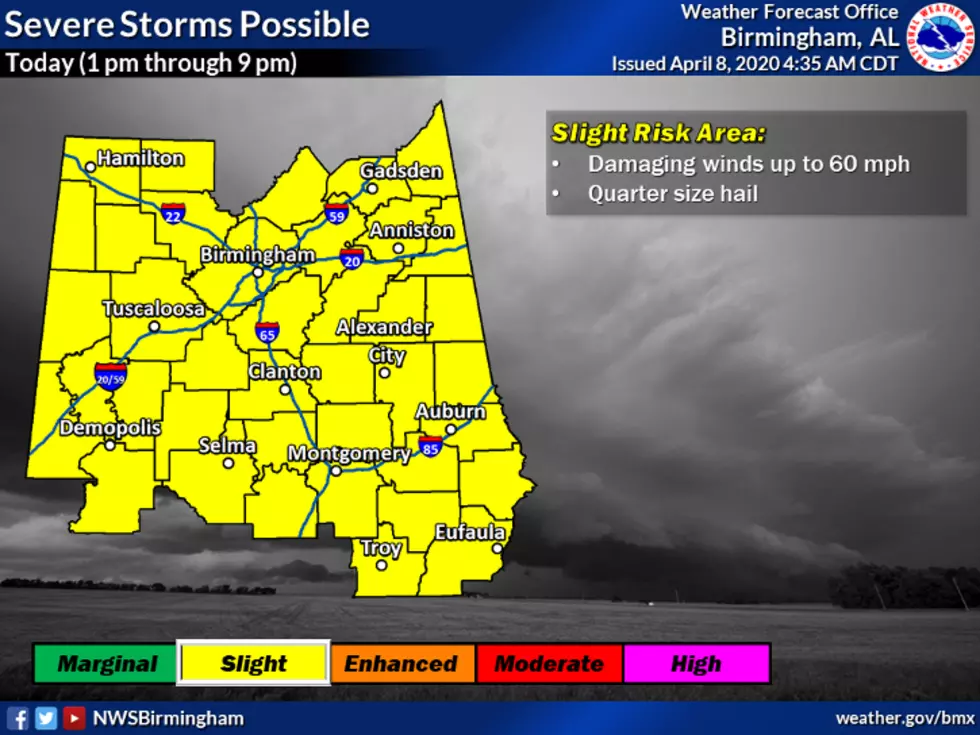 Severe Storms, Tornadoes Possible Today, Tomorrow, and Sunday [VIDEO]