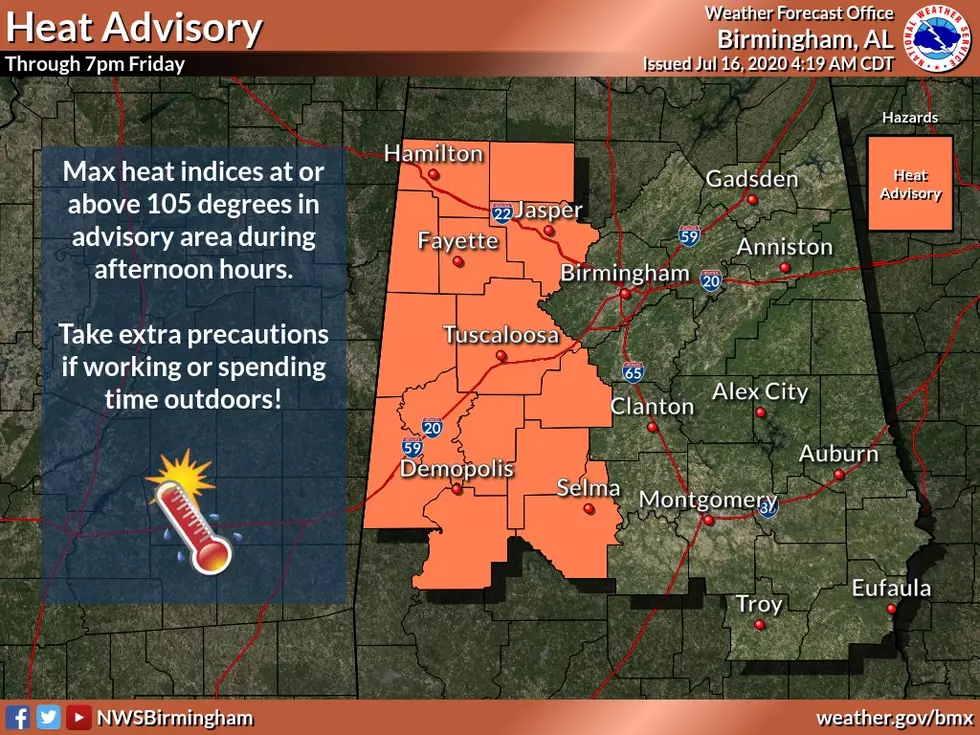 NWS Issues Heat Advisory for Thursday and Friday