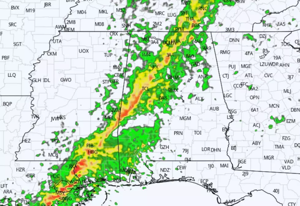 Strong Storms, Gusty Winds Possible Across Alabama Wednesday Night