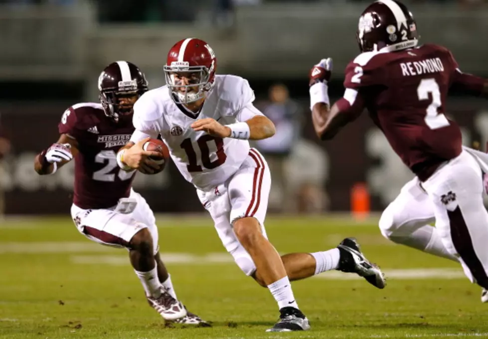 Alabama Able to Hang on in Dogfight with Mississippi State