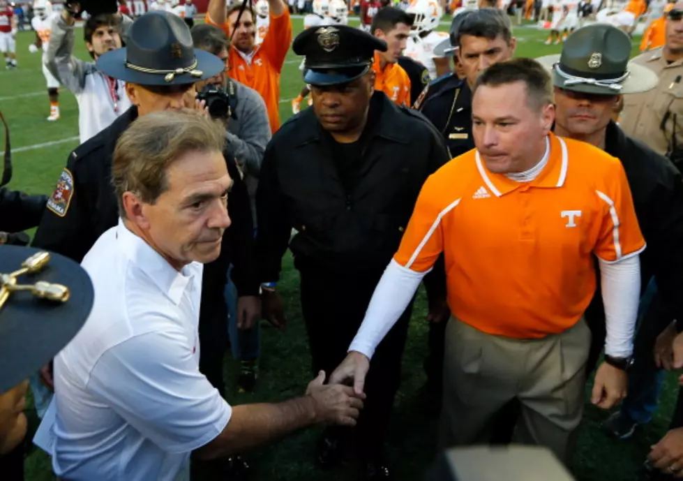 Alabama Scheduled For Afternoon Kickoff Against Tennessee