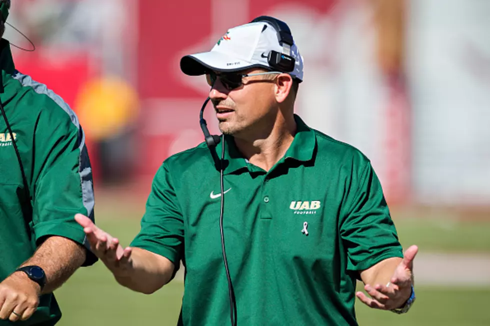 UAB Football Coach Bill Clark Says He Has About Five Players Left on Campus [VIDEO]