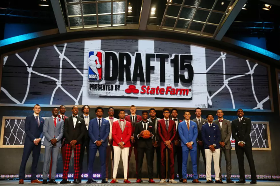 Tall Guy Pretends to Be NBA Player, Celebrates Being Drafted in NYC [VIDEO]