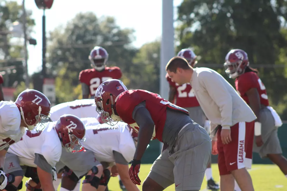 Alabama Practice Report 9/14: Greene Works at First-Team Right Tackle