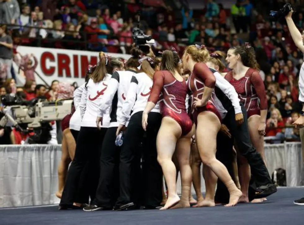 No. 6 Alabama Gymnastics Beats No. 17 Auburn, 197.350-196.450