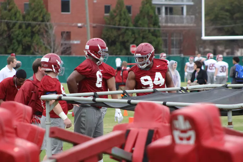 Alabama Football Takes the Field for First Spring Practice [PHOTOS]