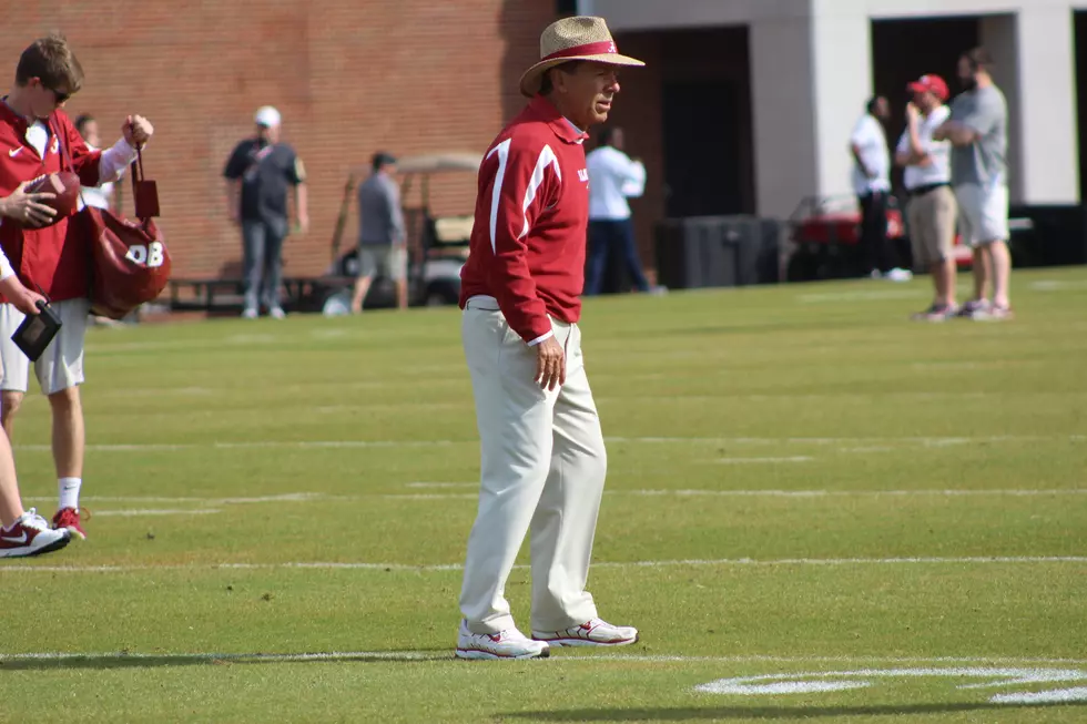 VIDEO: Nick Saban Works with Defensive Backs at Alabama Football Practice