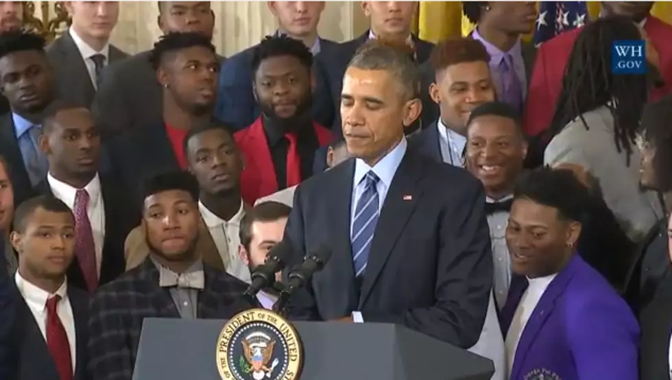 Alabama Football Players Share Pictures from Their White House Visit [PHOTOS]