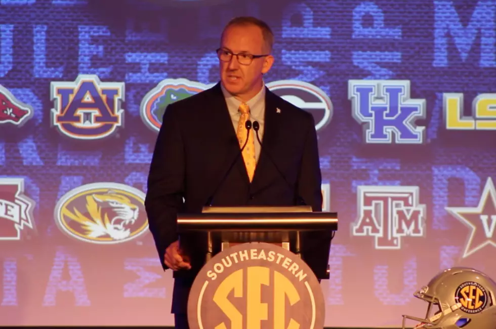 Greg Sankey Talks 14-Game Schedule, Rules Changes, and More at SEC Media Days