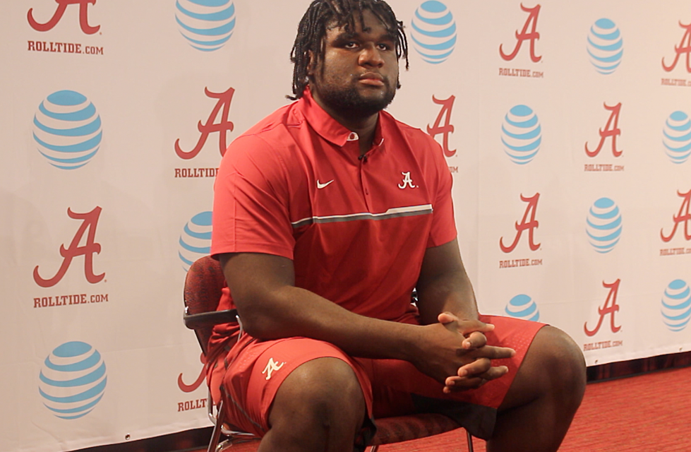 Dalvin Tomlinson Talks About Defensive Line After First Alabama Practice [VIDEO]