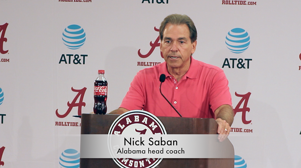 Nick Saban Talks Arkansas, Injuries, and Upcoming Tennessee Game [VIDEO]
