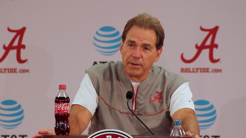 Nick Saban is So Focused on the Next Game That He Didn’t Realize Election Day Happened