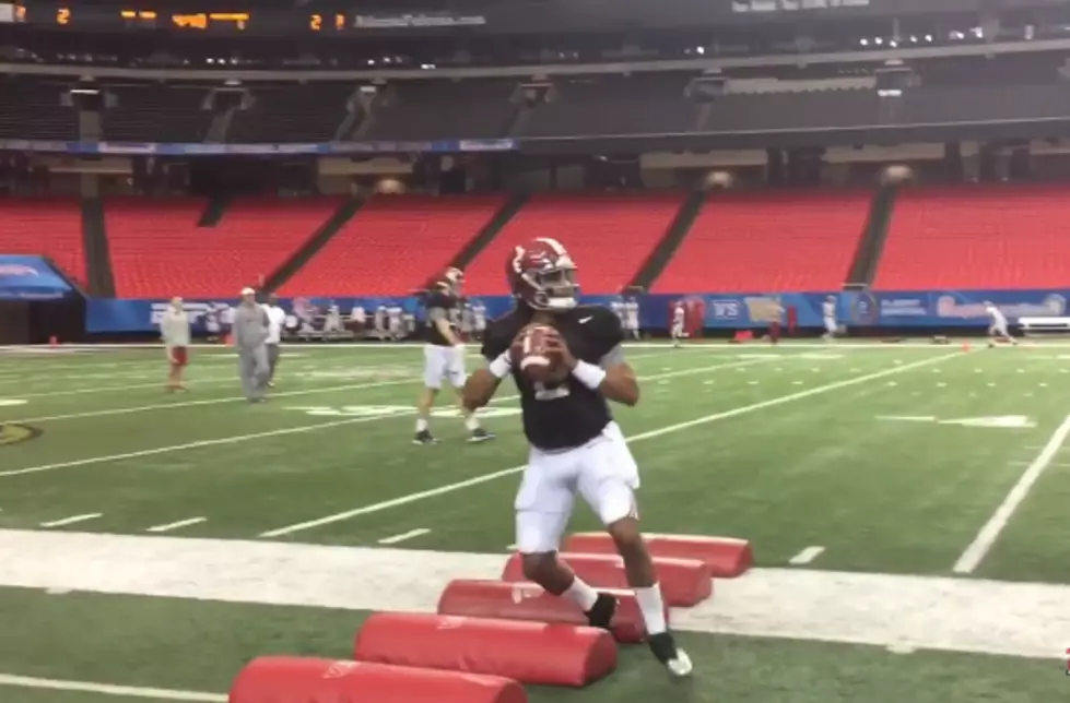 VIDEO: Alabama Continues Chick-fil-A Peach Bowl Preparations on Tuesday