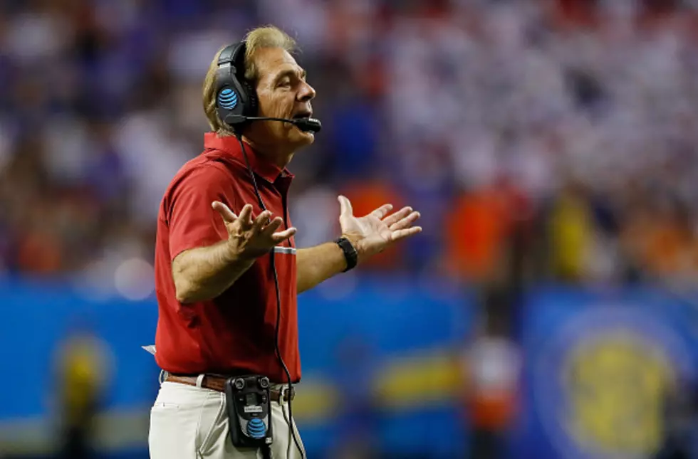 Alabama Head Coach Nick Saban Challenges Fans to Stay for All Four Quarters