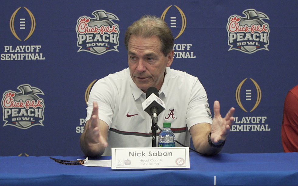 VIDEO: Nick Saban Talks About Team’s Effort in Peach Bowl Win