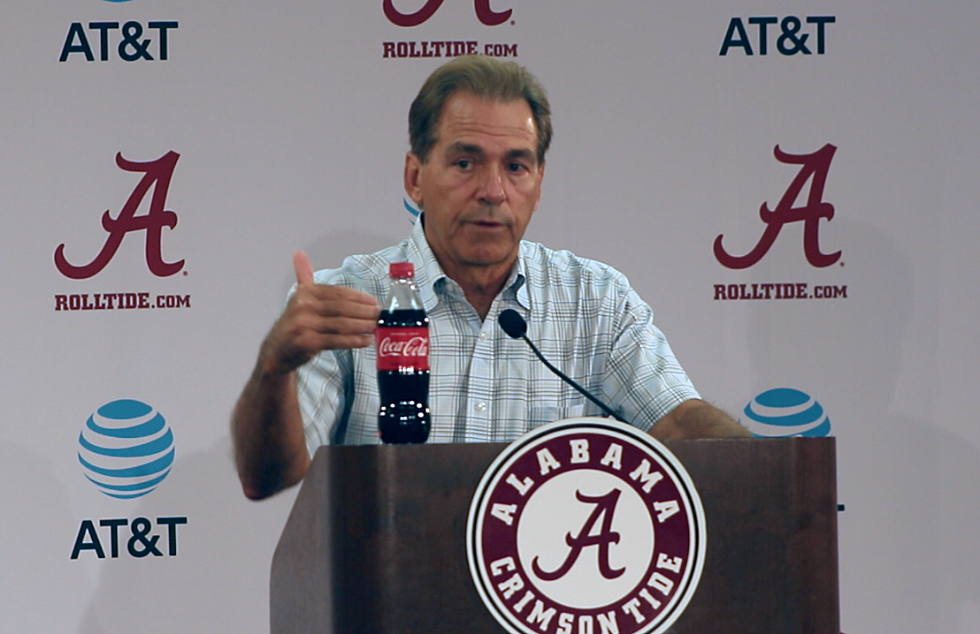 Nick Saban Holds Second Press Conference of Fall Camp [VIDEO]