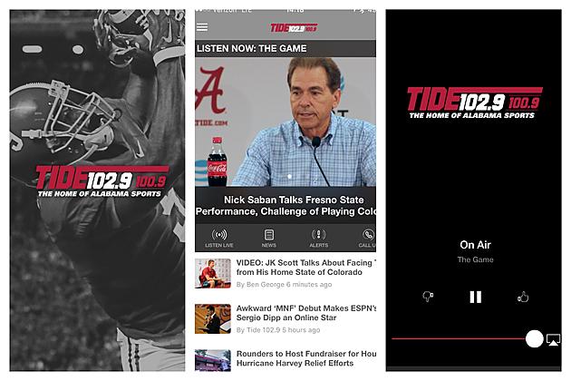 New Tide 102.9 App Provides Your Alabama Sports Fix Everywhere You Go