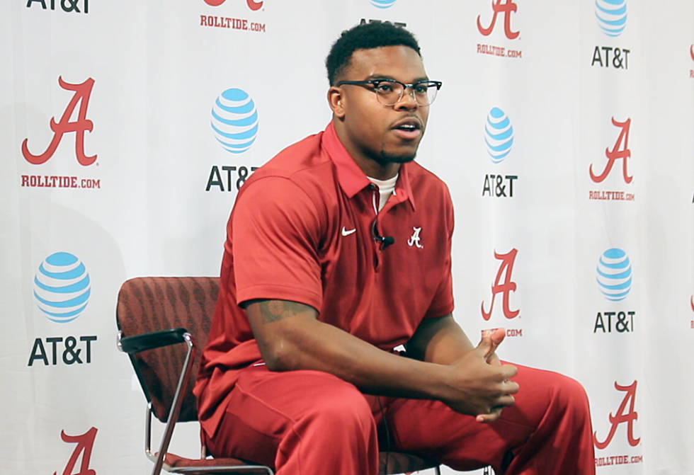 VIDEO: Alabama RB Damien Harris Talks Auburn Game