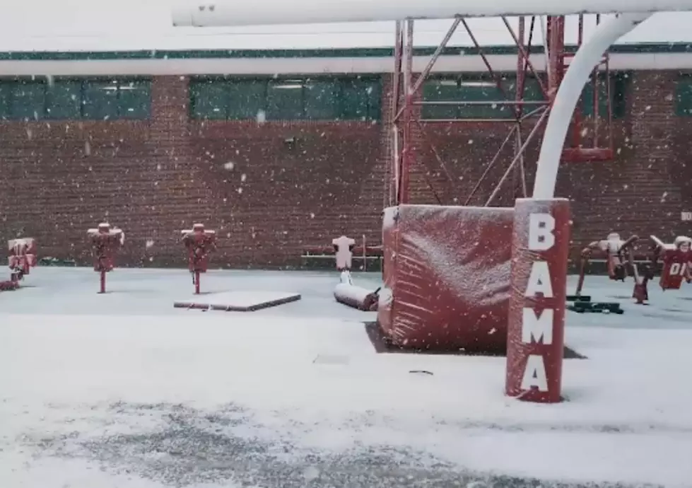 Alabama Football Captures Snow Day in Tuscaloosa with Beautiful Video