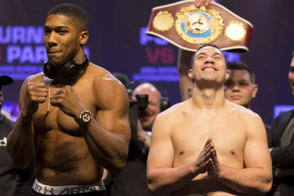 Anthony Joshua 6lbs Heavier Than Joseph Parker for Heavyweight Title Bout