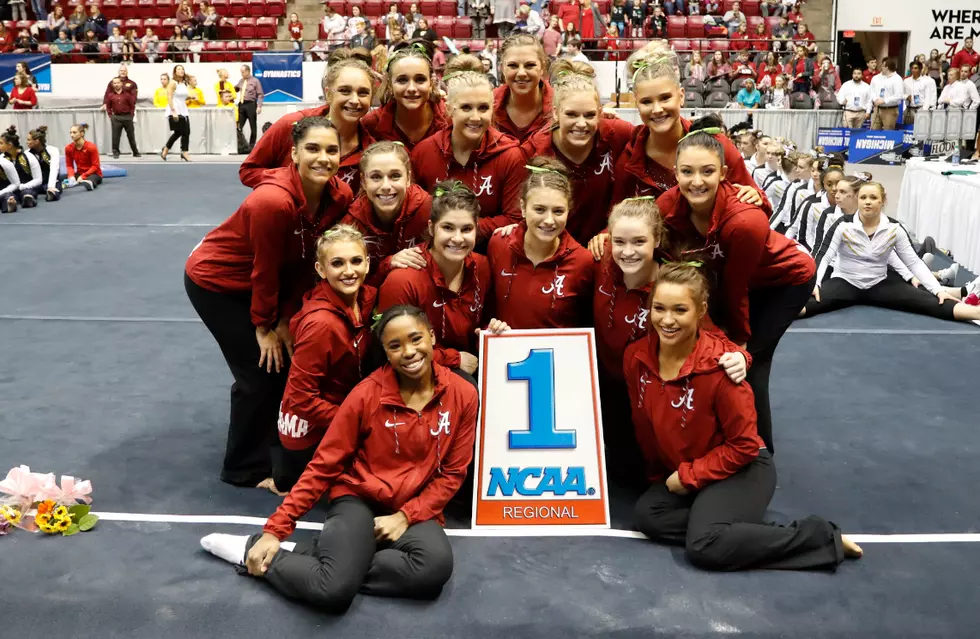 Alabama Gymnastics Wins Its 32nd Regional Title, Advances to 36th-Consecutive NCAA Championships