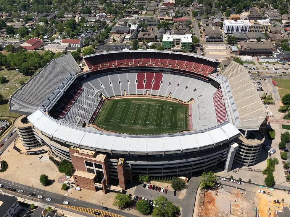 Paratroopers View Of Jumping Into Bryant-Denny Stadium