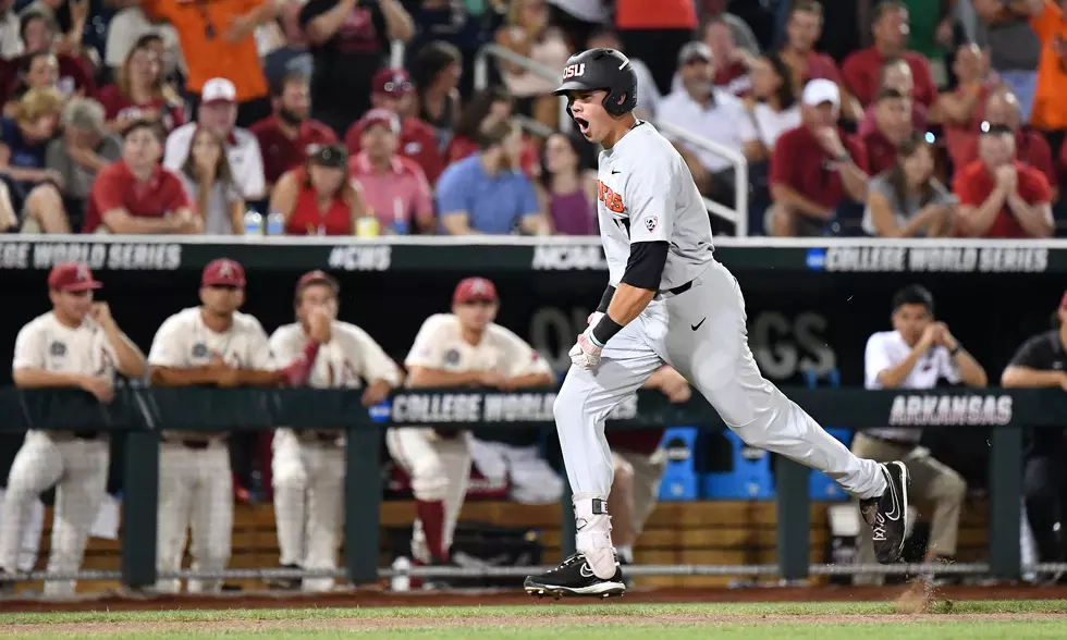 Oregon St. Wins 5-3 to Force Game 3; Hogs Crying Over Foul