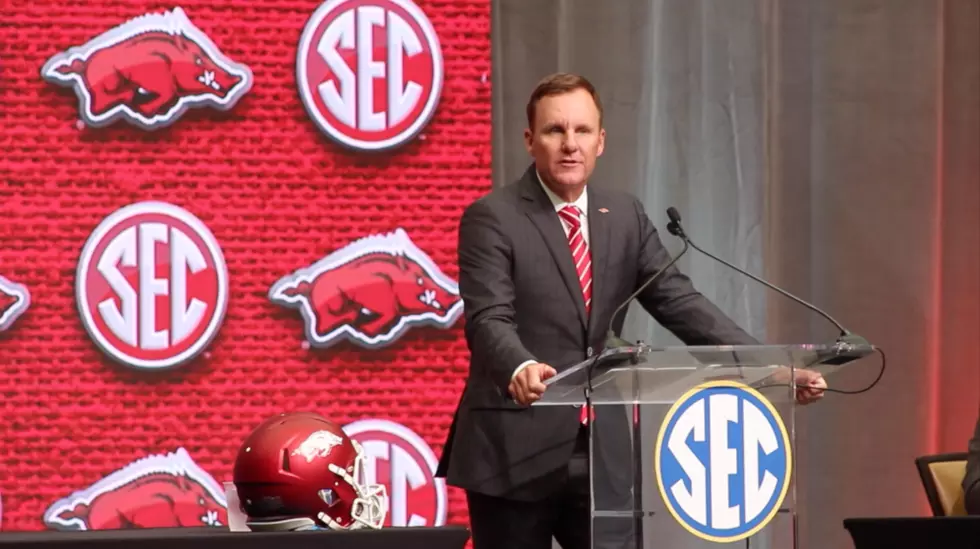 Arkansas Head Coach Chad Morris Makes First Appearance at SEC Media Days