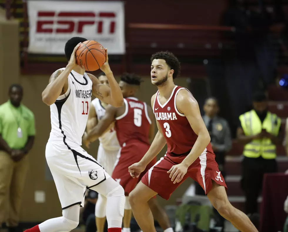 Alabama Men’s Basketball Falls to Northeastern, 68-52, in Opening Round of the Charleston Classic