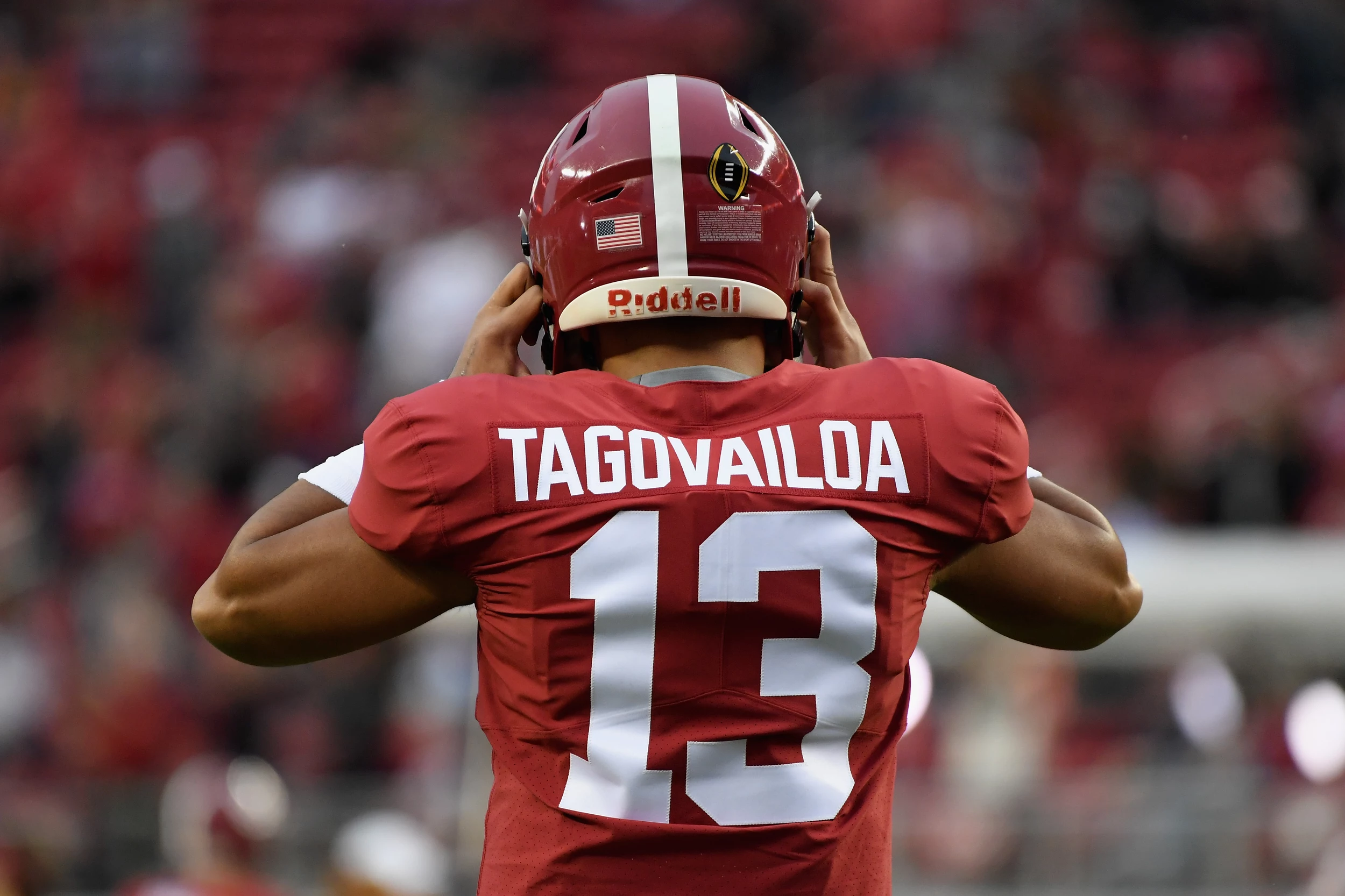 Alabama QB Tua Tagovailoa gifts signed jersey for slain Phenix